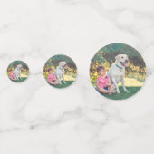 Rainbow Sun First Birthday Foto Confetti (Voorkanten)