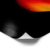 Rainbow Sun Une affiche de peinture légère (Coin)