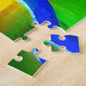 Rainbow Sunburst Landscape Legpuzzel (Zijkant)