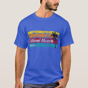 Rainbow Sunset  Miami Beach Florida T-shirt