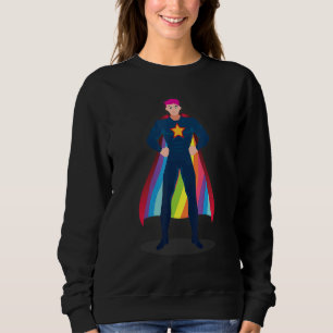 Rainbow Super Hero Trui