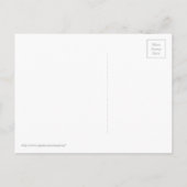 Rainbow Swirl Abstract Art Design Briefkaart (Achterkant)