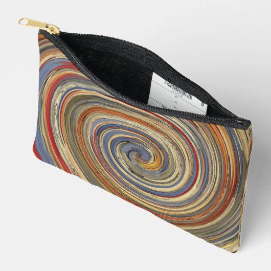 Rainbow Swirl Carry-All Pouch Etui (Open)