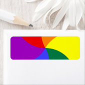 Rainbow Swirl Etiket (Insitu)