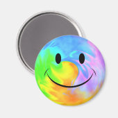 Rainbow Swirl Face Magnet Magneet (Voorkant / Achterkant)