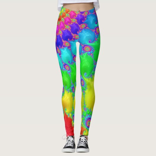 Rainbow Swirl Leggings (Voorkant)