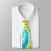Rainbow Swirl Pattern Stropdas (Gebonden)