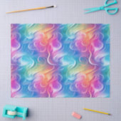 Rainbow Swirl Stardust Decoupage Tissuepapier (Craft)