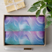 Rainbow Swirl Stardust Decoupage Tissuepapier (Geschenk)