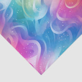 Rainbow Swirl Stardust Decoupage Tissuepapier (Detail)