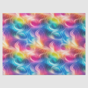 Rainbow Swirl Stardust Decoupage Tissuepapier