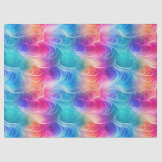 Rainbow Swirl Stardust Decoupage Tissuepapier