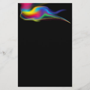 Rainbow Swirl Stationery Briefpapier