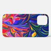 Rainbow Swirl Trippy Glow Stick Case-Mate iPhone Case (Achterkant (horizontaal))