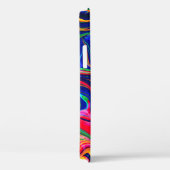 Rainbow Swirl Trippy Glow Stick Case-Mate iPhone Case (Achterkant / Rechts)