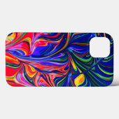 Rainbow Swirl Trippy Glow Stick Case-Mate iPhone Case (Achterkant (horizontaal))