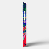 Rainbow Swirl Trippy Glow Stick Case-Mate iPhone Case (Achterkant / Links)