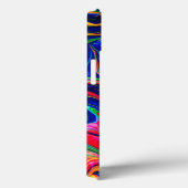 Rainbow Swirl Trippy Glow Stick Case-Mate iPhone Case (Achterkant / Rechts)