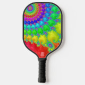 Rainbow Swirl - USA Pickle Ball goedgekeurde pedde Pickleball Paddle (Achterkant)