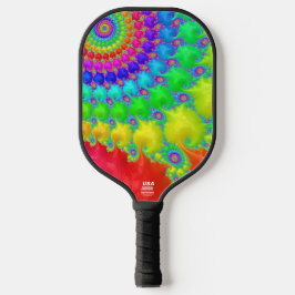 Rainbow Swirl - USA Pickle Ball goedgekeurde pedde Pickleball Paddle