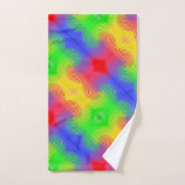 Rainbow Swirls Abstract Design Serviettes de bain (Serviette à main)