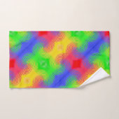 Rainbow Swirls Abstract Design Serviettes de bain (Serviette à main)