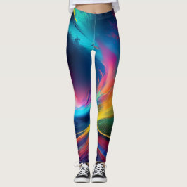 Rainbow Swirls Leggings