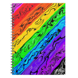 Rainbow Swirls Notitieboek