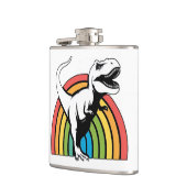 Rainbow T Rex Heupfles (Links)