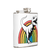 Rainbow T Rex Heupfles (Rechts)