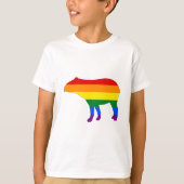 Rainbow Tapir T-shirt (Voorkant)