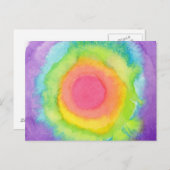 Rainbow Target Briefkaart (Voorkant / Achterkant)