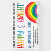 Rainbow Teacher Appreciation Week Banner (Verticaal)