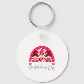 Rainbow Teaching 12th Grade On Valentines Day Tea  Sleutelhanger (Voorkant)