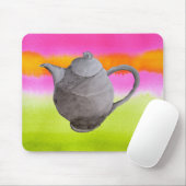 Rainbow Teapot arty tea party Muismat (Met muis)
