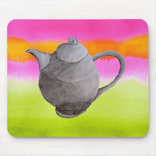 Rainbow Teapot arty tea party Muismat (Voorkant)