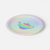 Rainbow Teapot Tea Party Paper Bord (Gekanteld)