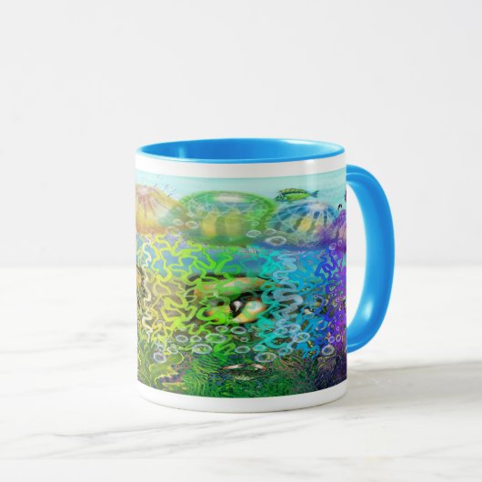 Rainbow Tentacles Mok (Voorkant rechts)