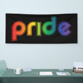 Rainbow Text Gay Pride Banner (Beurs)