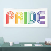 Rainbow Text Gay Pride Banner (Beurs)