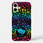 Rainbow Theater Lover iPhone 16 Plus Coque (Verso)