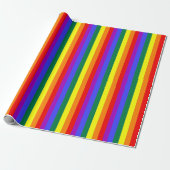 Rainbow Theme Gay Pride Kleurrijk Cadeaupapier (Uitgerold)