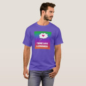 Rainbow Think Amour et Kindness T-Shirt (Devant entier)