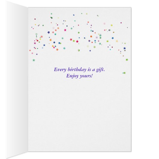 Rainbow Tie Dye 70th Birthday (Binnen (Rechts))