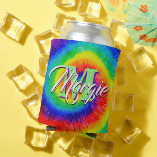 Rainbow Tie-Dye Alcohol Ink Blikjeskoeler