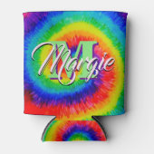 Rainbow Tie-Dye Alcohol Ink Blikjeskoeler (Voorkant)