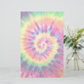 Rainbow Tie Dye Briefpapier (Staand voorkant)