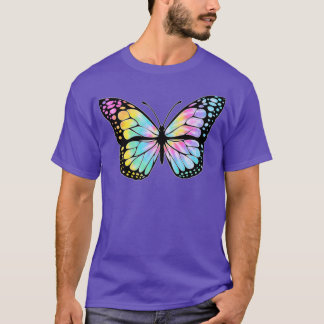 Rainbow Tie Dye Butterfly T-shirt