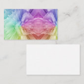 Rainbow Tie Dye Feathers Colorful Visitekaartje (Voorkant / Achterkant)