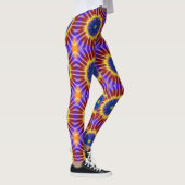 Rainbow Tie Dye Kaleidoscope Leggings (Droite)